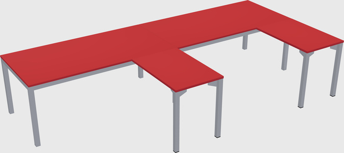 L-shaped desk