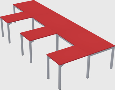 L-shaped desk