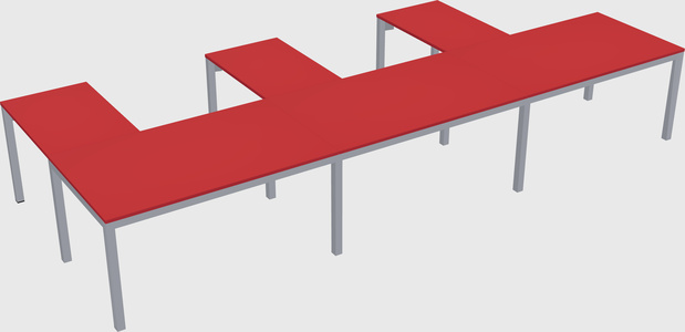 L-shaped desk