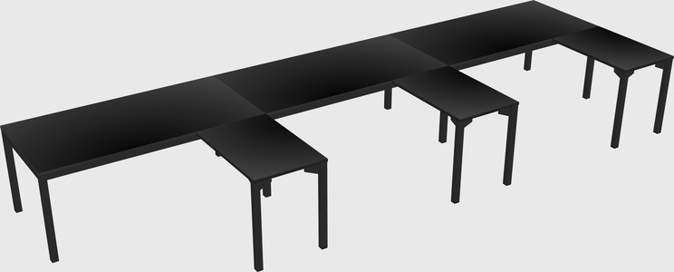 L-shaped desk