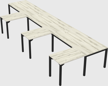 L-shaped desk