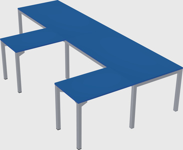 L-shaped desk