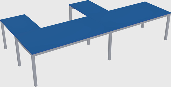 L-shaped desk
