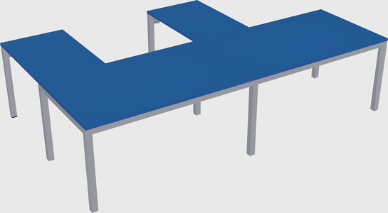 L-shaped desk
