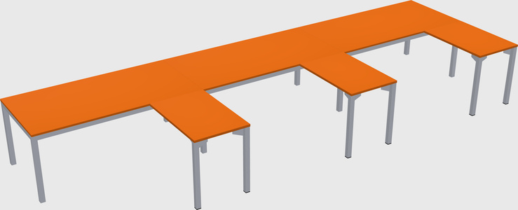 L-shaped desk