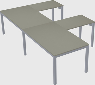 L-shaped desk