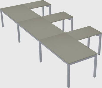 L-shaped desk