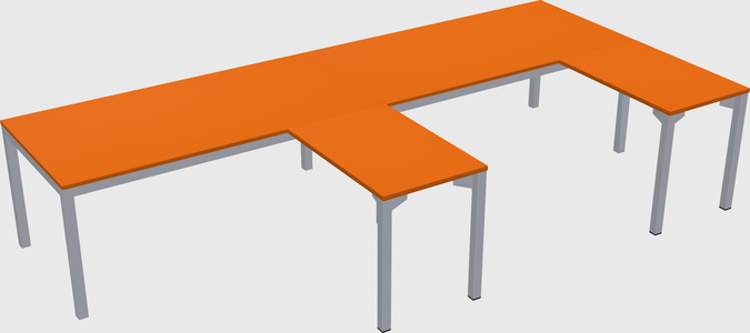 L-shaped desk