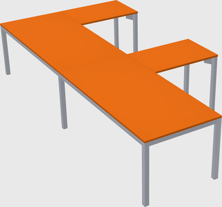 L-shaped desk