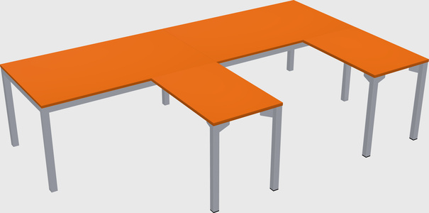L-shaped desk