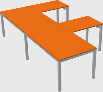 L-shaped desk