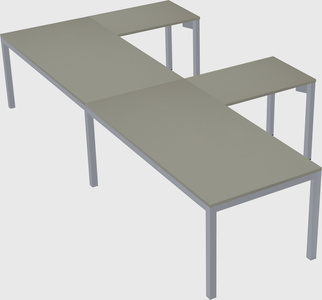 L-shaped desk