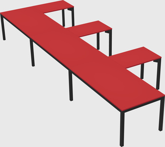 L-shaped desk