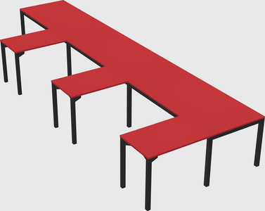 L-shaped desk