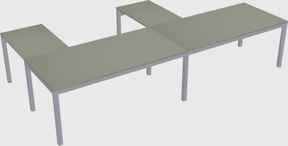 L-shaped desk