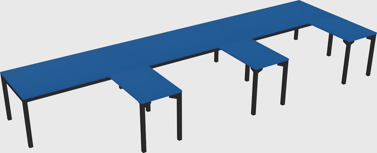 L-shaped desk