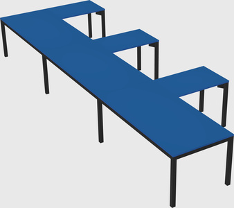 L-shaped desk