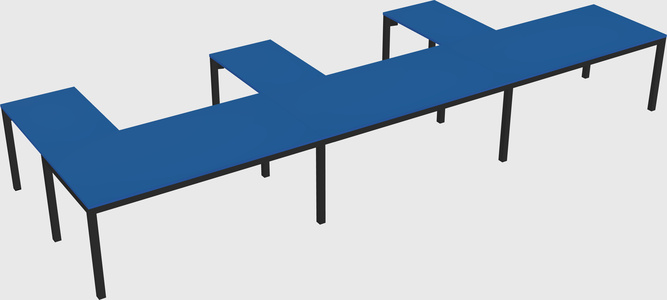 L-shaped desk