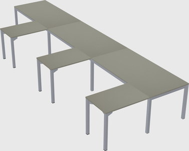 L-shaped desk