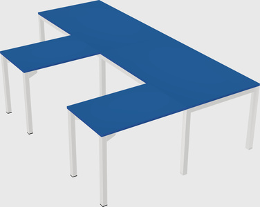 L-shaped desk