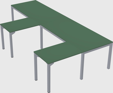 L-shaped desk