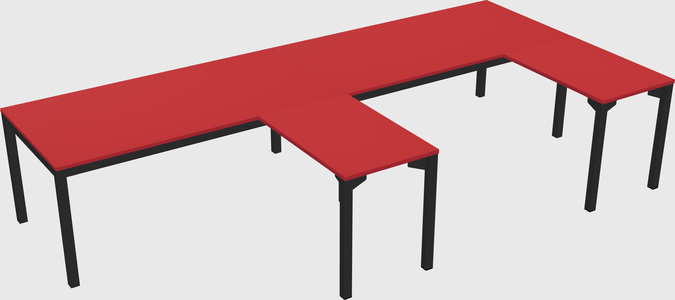 L-shaped desk