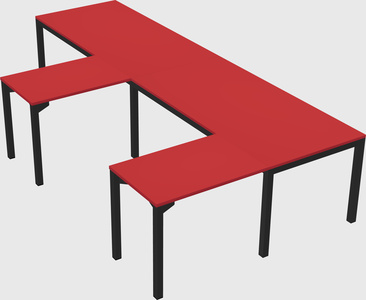 L-shaped desk