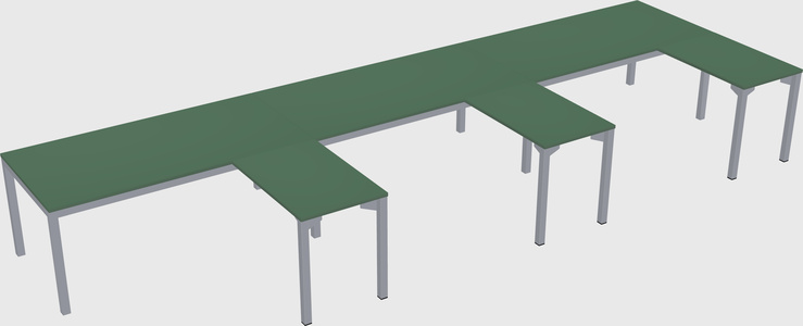 L-shaped desk