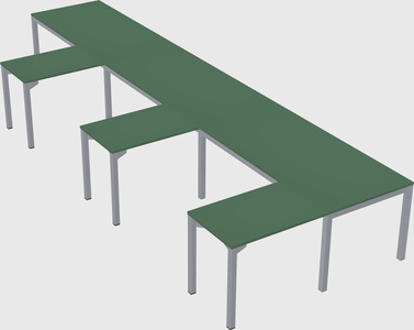 L-shaped desk