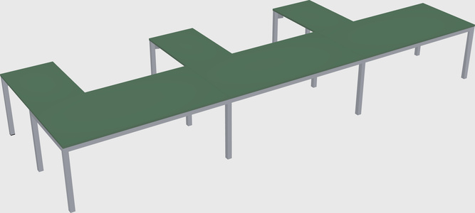 L-shaped desk