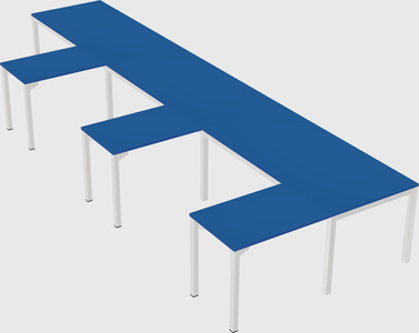 L-shaped desk