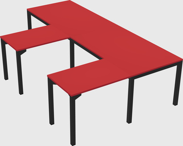 L-shaped desk