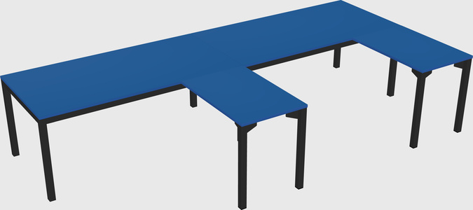 L-shaped desk