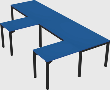 L-shaped desk