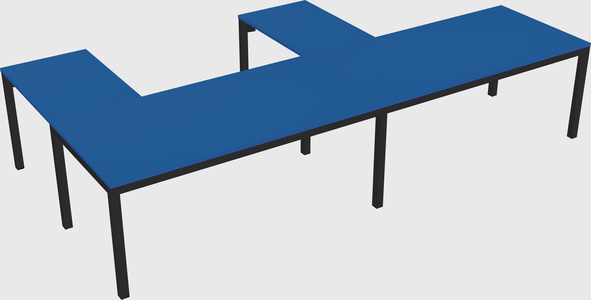 L-shaped desk