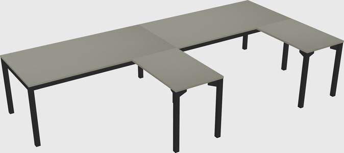 L-shaped desk