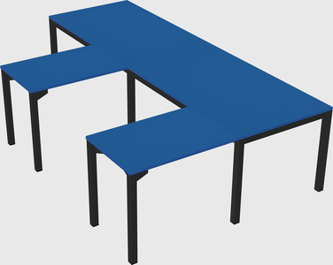L-shaped desk