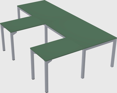 L-shaped desk