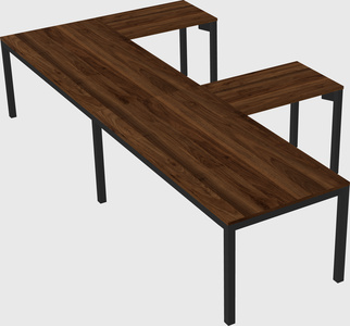 L-shaped desk