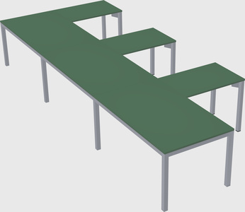L-shaped desk