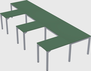 L-shaped desk