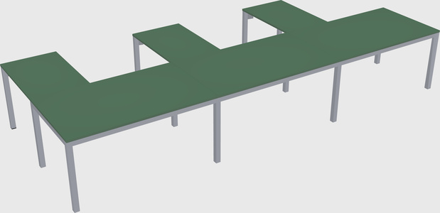 L-shaped desk