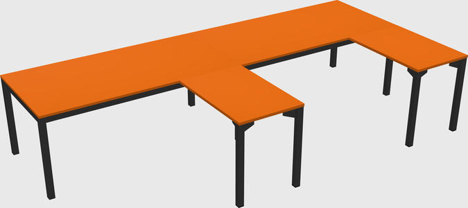 L-shaped desk