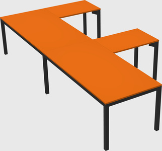 L-shaped desk