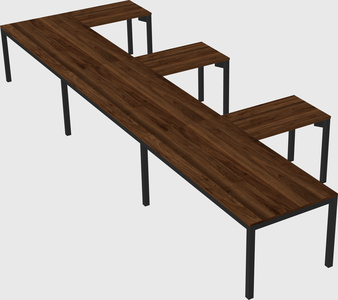 L-shaped desk