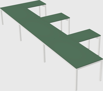 L-shaped desk