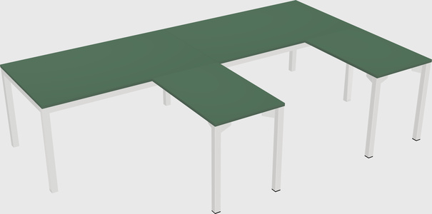 L-shaped desk