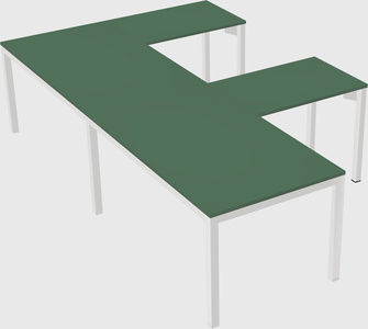 L-shaped desk