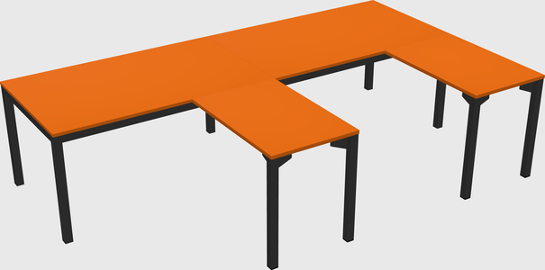 L-shaped desk