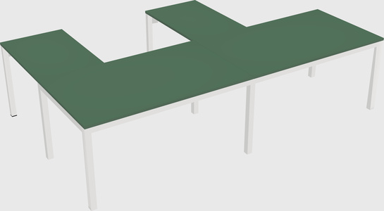 L-shaped desk